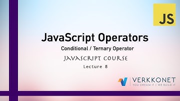 Conditional Operator - JavaScript Course - Lecture 8