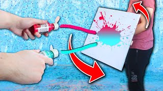 Spin Art Painting With Giant Drill ! | Satisfying Art 🎨