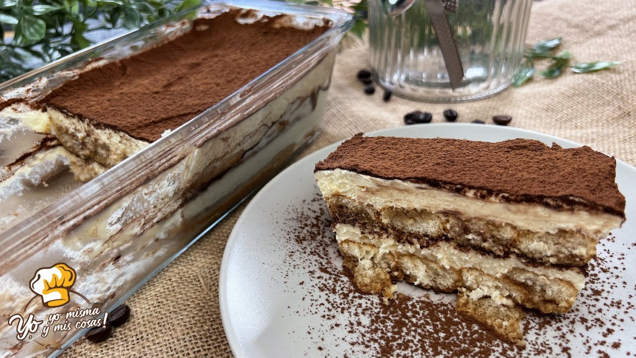 Receta de Tiramisú SIN Huevo Preparado en pocos MINUTOS