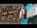 Heavy Metal Guitar Shredding Lick Cover | High Speed