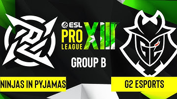 CS:GO - G2 Esports vs. Ninjas In Pyjamas [Mirage] Map 2 - ESL Pro League Season 13 - Group B