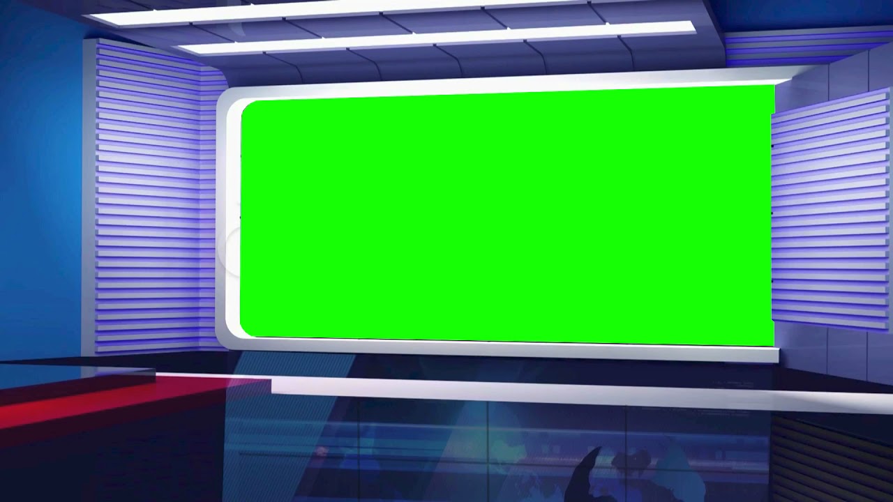 News Studio Free Background Video Green Screen, Best Green Screen
