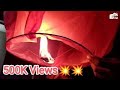 Diwali celebration with sky lantern | sky parachute  | Hot Air Balloon Pollution free  | Diwali 2019