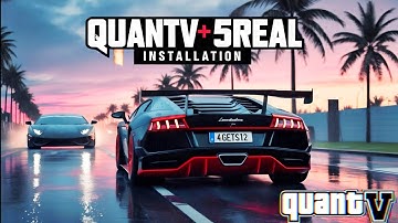 How to Install QuantV + 5Real Graphics Mods in GTA 5 | Step-by-Step Installation Tutorial" Hindi