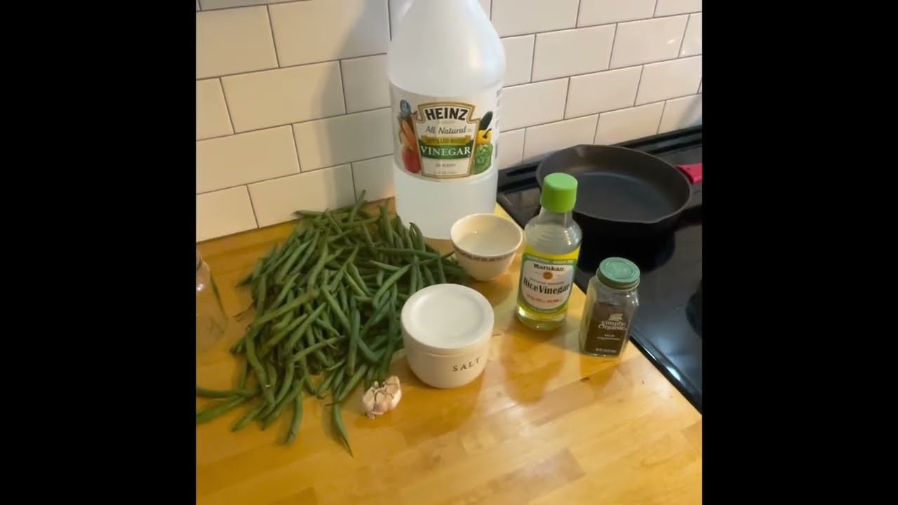Quick Pickle Green Beans