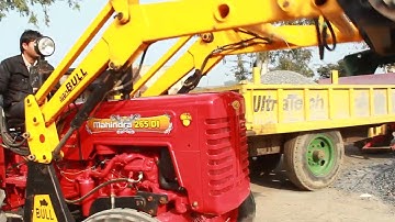 Mahindra 265 DI with agri bull  Loader Attachment