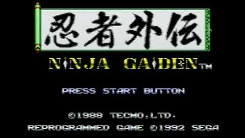Ninja Gaiden (Sega Master System) - Introduction
