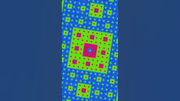 BGR Sierpinksi Carpet Infinite Zoom #fractal
