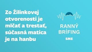 Zo Žilinkovej otvorenosti je mlčať a trestať, súčasná matica je na hanbu (6.5.2024)