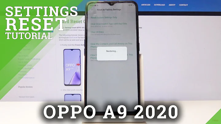 How to Reset Settings in OPPO A9 2020 - Restore Manufacturer’s Setup - DayDayNews