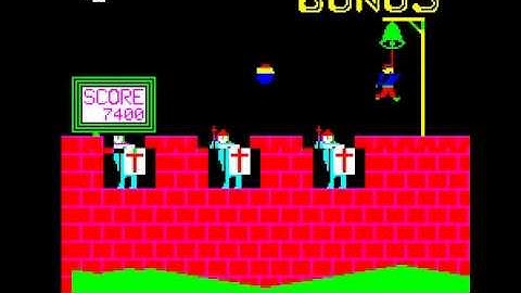 Hunchback for the 48K Oric-1 or Atmos Computer