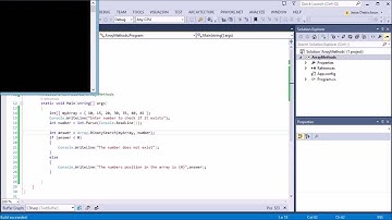 Learn C# for beginners: 35 -  Useful Array Methods