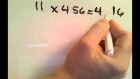 Homeschool Science Experiment: MATH Multiplying by 11