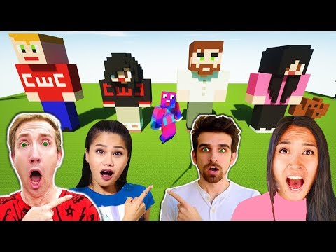 make-giant-cwc-spy-ninjas-in-minecraft---chad-wild-clay,-vy-qwaint,-daniel-and-regina