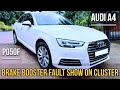 Audi A4 brake problem | brake pedal vibration|brake pedal hard |P050F