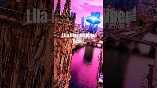 Lila Himmel über Basel #lila #himmel #dreamcore #ufoキャッチャー #basel