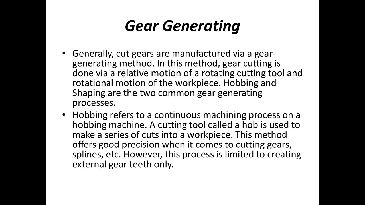 Gear Manufacturing Process | What You Should Know | CM Industry Supply Automation