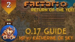 Factorio - 0.17 Guide w/KoS - Copper Mines - Massive Smelting Array - Belt Production - EP2