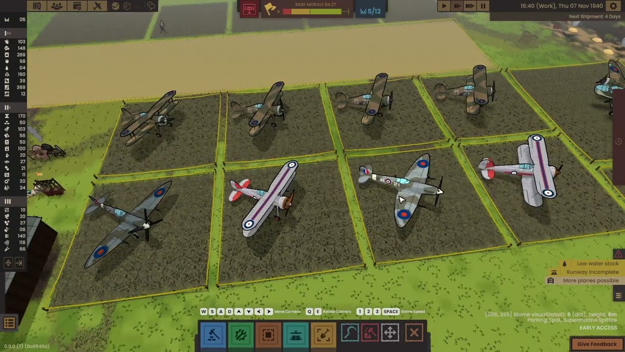 Ground of Aces - Early Access v0.9.0 - Episode 2 Part 5 - Starting a Hangar