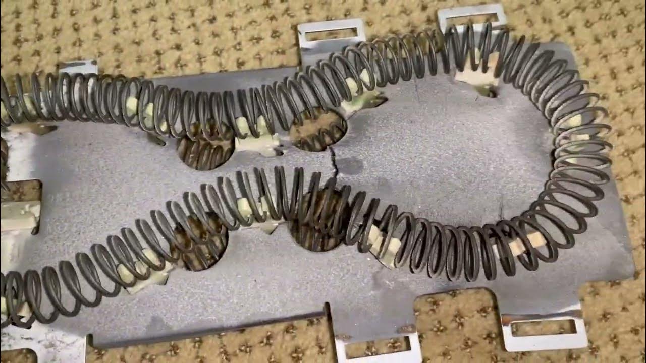 Extend life of your Kenmore Elite He5 Dryer by replacing heating coil