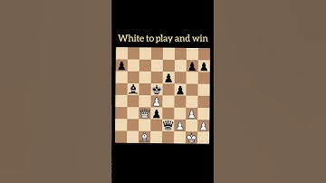 White to Move and Win||Chess Puzzle #chess