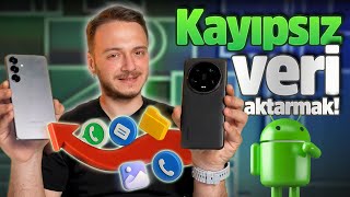 Androidden Androide Kayıpsız Telefon Aktarma Nasıl Yapılır?