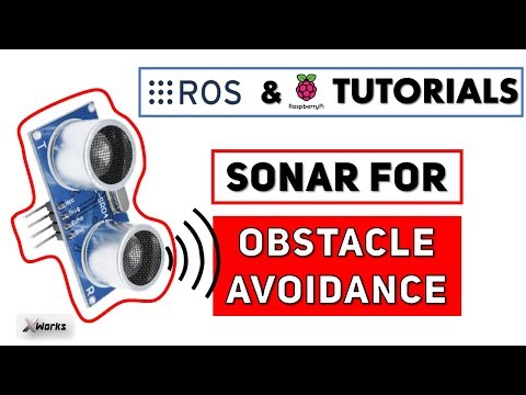 ROS and SONARS for OBSTACLE AVOIDANCE | Tutorial #6 | ROS and Raspberry Pi