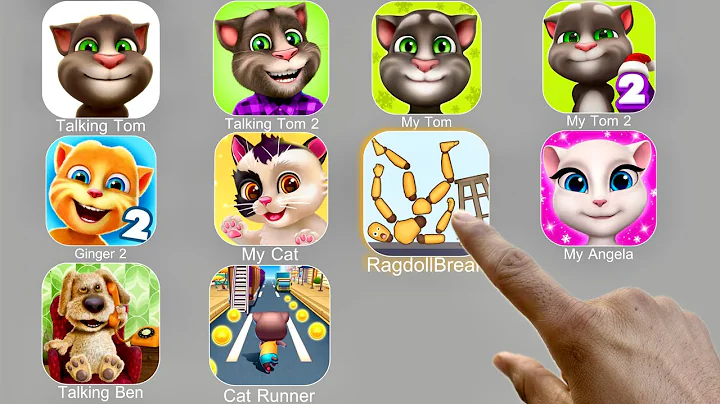 Video 11724951: talking tom ginger cat
