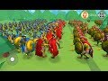 💗 240 SPARTAN VS SPARTAN PASSED LEVEL 59 - 63 | Epic Battle Simulator 2 | Mod Android Gameplay #FHD