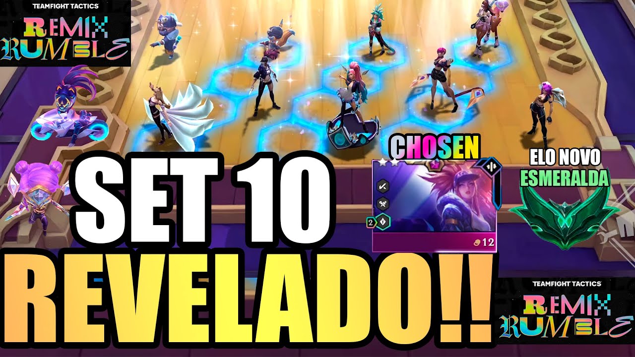 SET 10 REVELADO: BATALHA MUSICAL! SAIBA TUDO SOBRE AS NOVIDADES DIVULGADAS  AGORA!!! TFT REMIX RUMBLE 