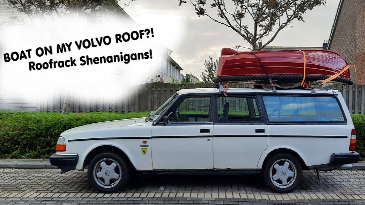 Transporting a Boat On my Car ROOF?! , Volvo 240 boat Transportation ...