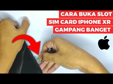 Cara Buka Slot SIM Card iPhone Xr