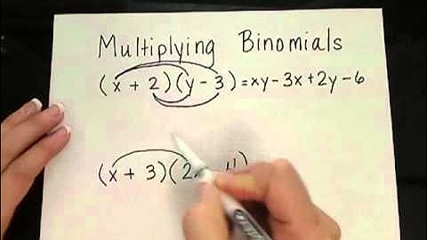 Multiplying Binomials