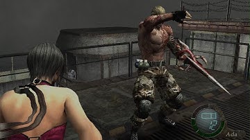 Resident Evil 4 Ada vs Krauser Knife Only.