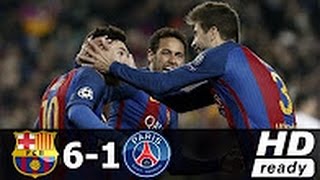 Barcelona vs Paris Saint Germain 6-1 All Goals & Highlights UCL 08.03.2017 HD by Alejazoo 2,230 views 7 years ago 5 minutes, 59 seconds