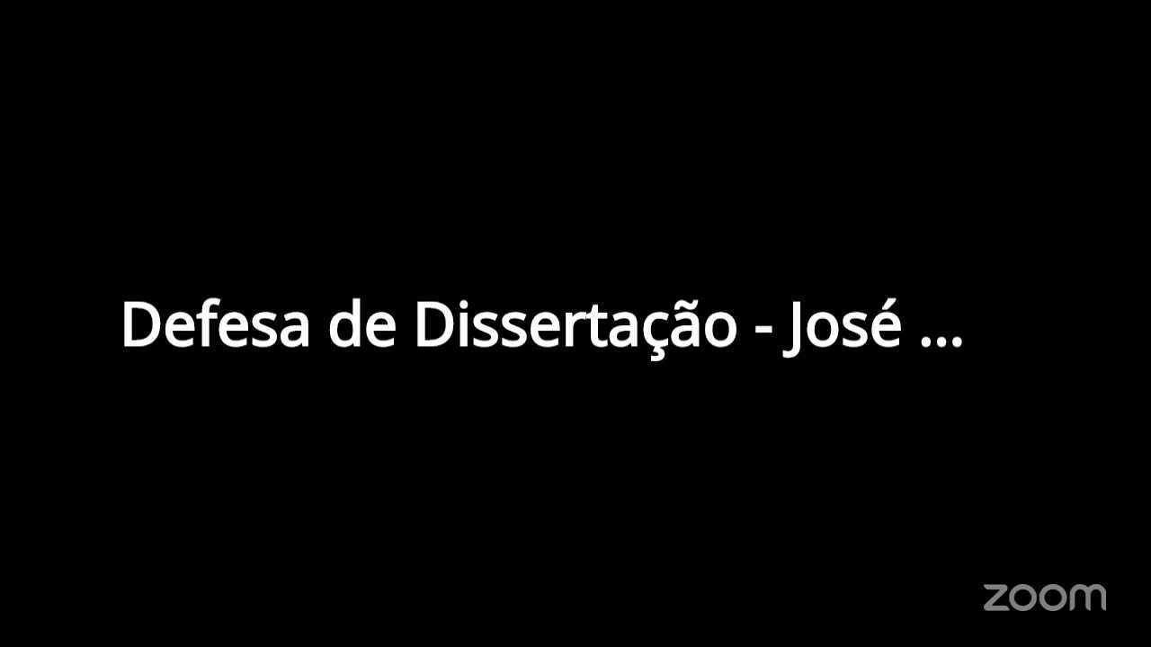 Defesa de Dissertação - José Romero