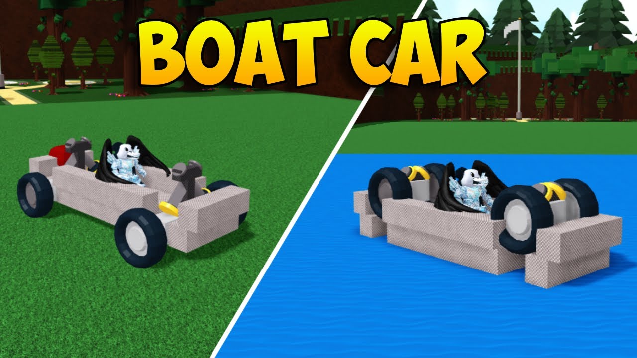 Converting Boat Car Tutorial Build A Boat For Treasure Youtube - roblox build a boat for treasure how to turnsteer a car