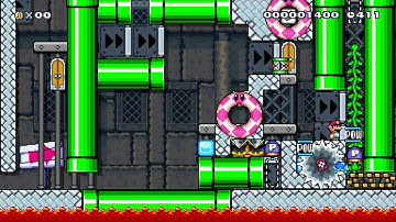 [Super Mario Maker Puzzle] Moving On Up Puzzle 2.0 by SeanHip2