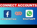 How To Connect WhatsApp Business to Facebook Page | Add a WhatsApp Button (Full Guide)