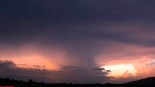 Sunset storm Timelapse in SE Missouri