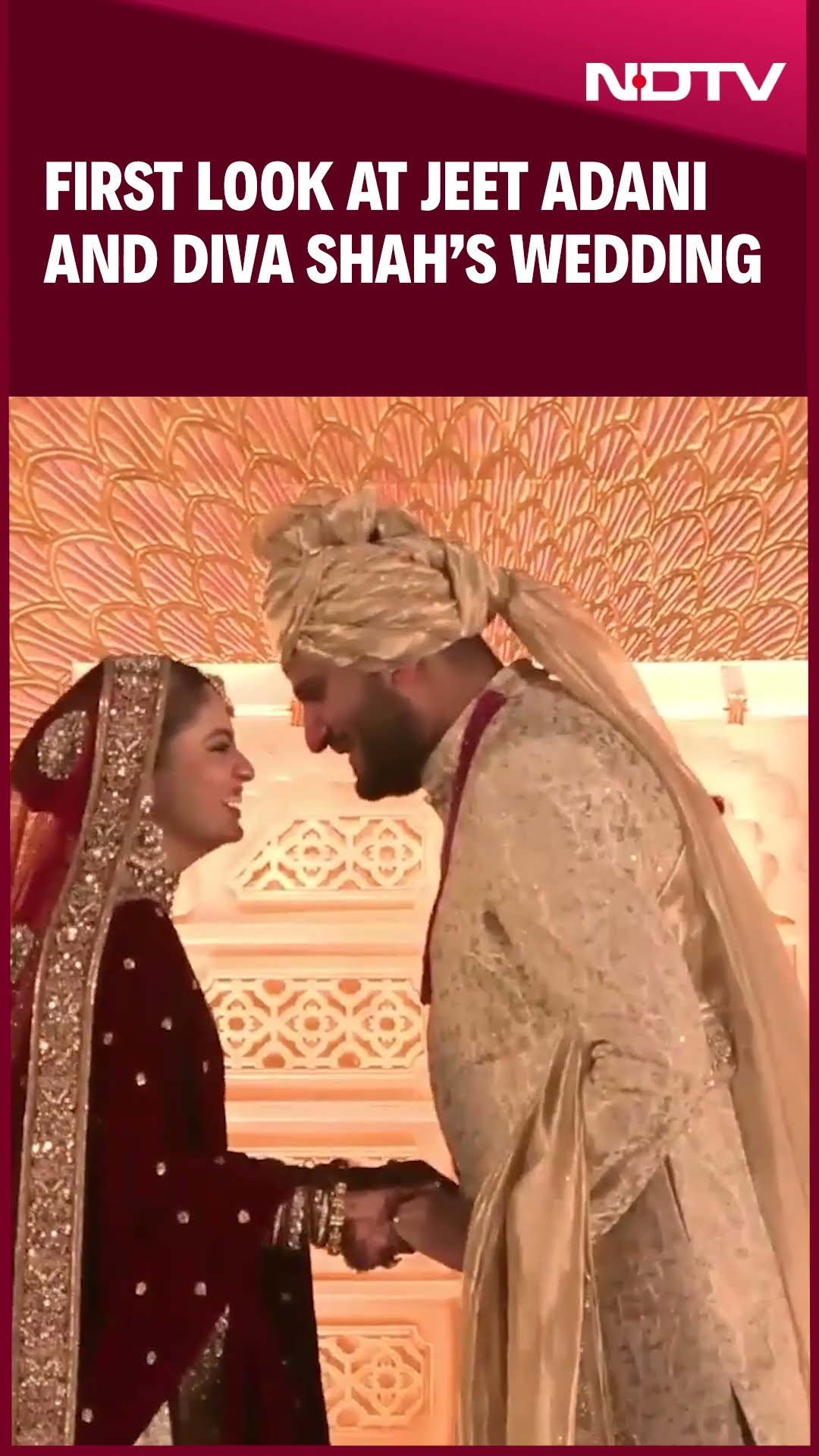 Jeet Adani Wedding Video | First Look At Jeet Adani And Diva Shah's Wedding