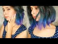 I DYED MY HAIR Lavender & BLUE AT HOME (Again)