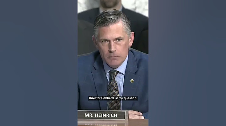 Sen. Heinrich questioning CIA Director and Dir. of Natl Intelligence over app chat - NBC 15 WPMI