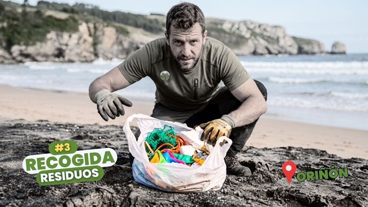 Limpiando la playa de Oriñón en Cantabria: ¿Qué residuos dejamos atrás? 🧹🌿| Recogida de residuos #3