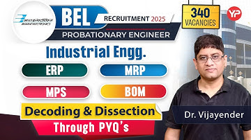 ERP, MRP, MPS, BOM (Industrial Engineering) Theory & Questions for BEL PE Mechanical preparation