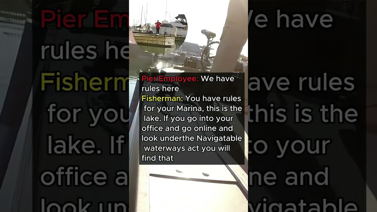 Fisherman Gets Thrown Off The Dock By Pier Staff Fishermen Fishing 1 Reels