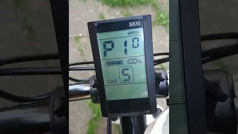S830 display setup for 48V ebike kit without pedal asist