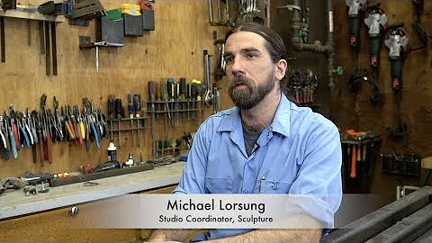 Meet Michael Lorsung, Sculpture Studio Coordinator