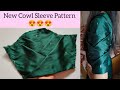 New cowl sleeve design cutting and stitching  sleeve design for gown blouse kurti cowl puffy