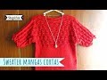 Sweater mangas cortas DOS AGUJAS